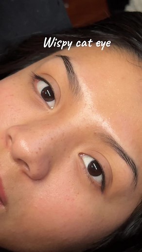 Wispy Cat Eye Lash Extensions for Stunning Eyelash Looks