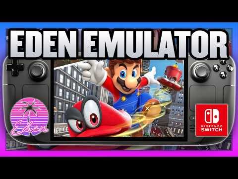 The BEST Nintendo Switch Emulator Just Got BETTER On The Steam Deck! (Eden Install Guide)