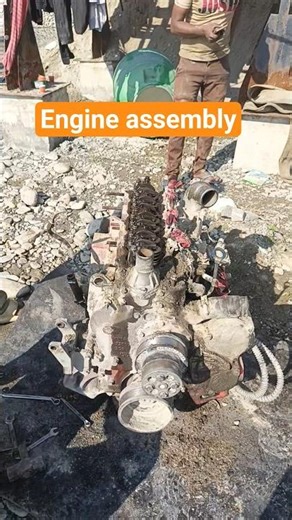 how to asembly engine #lealand #machanical #shorts @A2Z_Cover.