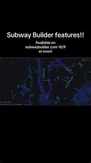 Subway Builder on Instagram: "Some of the features of Subway Builder! Out tomorrow at noon! What are you most looking forward to? #subwaybuilder #urbanplanning #publictransport #indiegame"