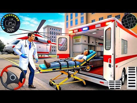 Ambulance City Rescue Simulator - 911 US Emergency Drive At Full Speed 🚑🚨 (Android Gameplay)