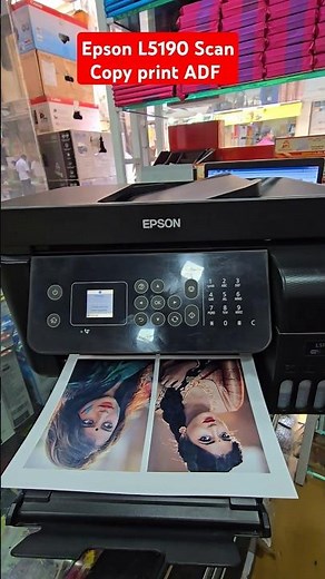Epson L5190 All-in One Color Xerox Multifunction printer Scan Copy print WiFi Photo Waterproof print