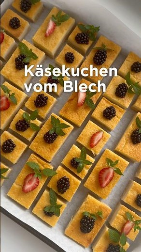 Käsekuchen vom Blech #blechkuchen #käsekuchen #cheesecake