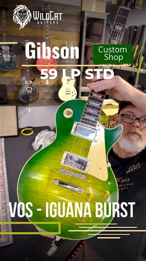 Gibson - Custom Shop- 59 Les Paul Standard- VOS - Iguana Burst
