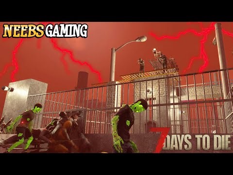 Horde Base At The Sewers - 7 Days To Die 1.0