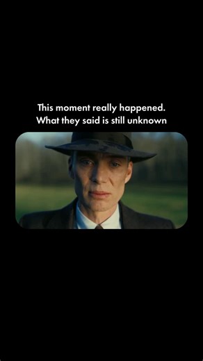 Cinephile Mood on Instagram: "In 1947, J. Robert Oppenheimer and Albert Einstein really did have a private conversation near the Institute’s lake in Princeton. But no one—not historians, not biographers—knows what was said that day. In Oppenheimer, Christopher Nolan doesn’t pretend to tell us the truth. Instead, he gives us a powerful interpretation of what might have been said—something deeply emotional and haunting, something that echoes through the entire film. It’s one of the most striking e