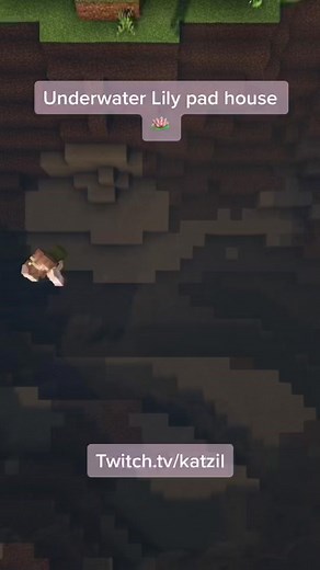 Underwater Lily Pad House Build in Minecraft