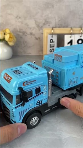 Cool Delivery: A Look at the Blue Die-Cast Reefer Truck Model