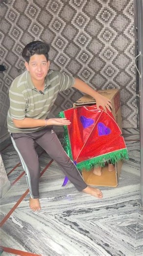 Bhai ko patang se box main band kar diya 😂🪁#kite #kiteflying #patang #patangbazi