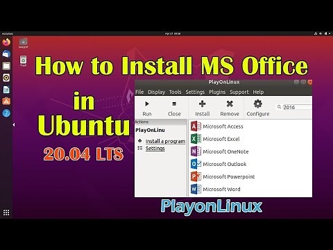 How to Install Microsoft Office on Ubuntu 20.04 | Step-by-Step Guide