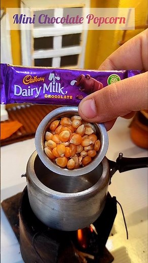 Mini Chocolate Popcorn | Mini Real Foods | Mini Cooking | Tiny Foods | Nidaminicooking #mini #tiny