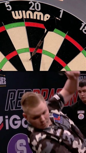 THAT WOULD'VE BEEN A DISASTER!?!😱🫣 #closecall #darts #miss #fyp