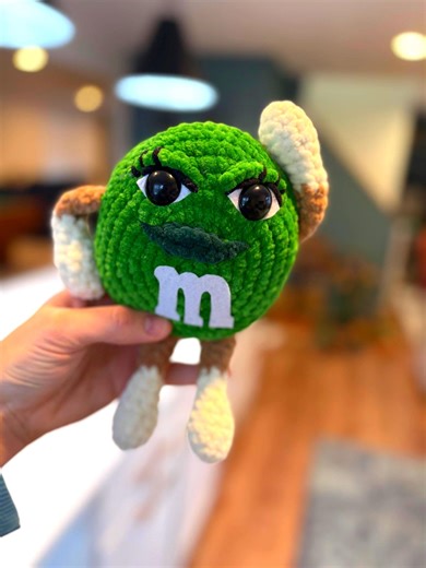 Green M&M Candy Crochet Plushie Pattern |beginner Friendly - Etsy
