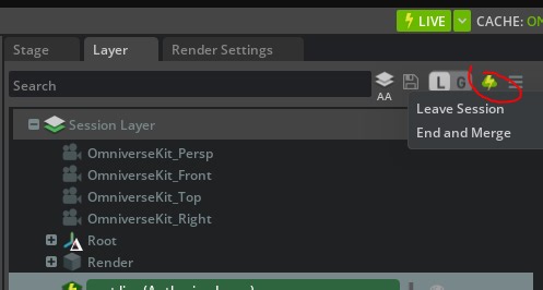 No 'Always On' option after clicking Live-sync in the Unreal Engine Create