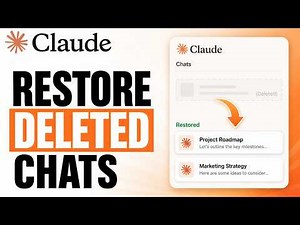 How to Find and Restore Deleted Chats in Claude AI [FULL GUIDE]