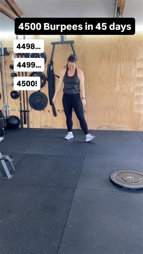 4500 Burpees in 45 Days | Challenge Complete #burpees #shorts #burpeechallenge