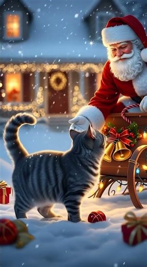 Santa’s Snowy Surprise Visitor