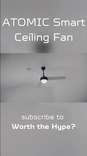 AI-Powered ATOMIC Smart Ceiling Fan The Future of Smart Home Technology #SmartCeilingFan #AtomicFan