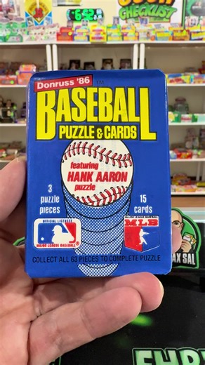 Unboxing 1986 Donruss Baseball Pack