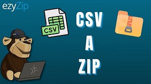 CSV a ZIP Converter En Línea (¡No se requiere registro!)