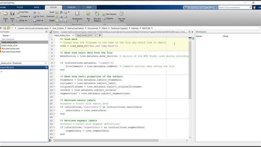Xsens Tutorial： Read Xsens data in MATLAB