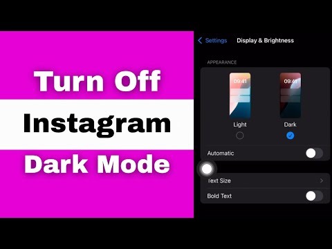 How To Turn Off Dark Mode On Instagram?