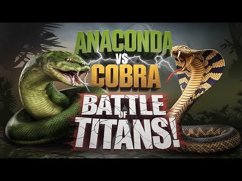 Green Anaconda vs King Cobra: Battle of the Titans!