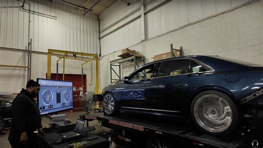 How Much Power Does A V10-Swapped Lincoln Continental Make? Builders Hit The Dyno To Find Out - Jalopnik