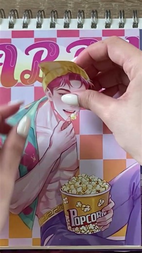 [🌟 PAPER DIY 🌟] Mira & Zoey’s Popcorn Chaos with Abby?! 🍿😳✨ | Sticker DIY