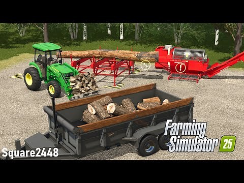 Busy Day Delivering & Making Firewood! | FS25 Roleplay