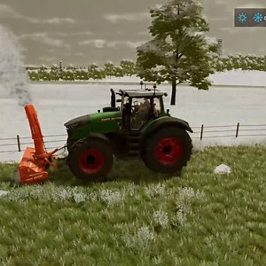 Shoveling snow in the sheep pasture. Game: Farming Simulator 22 Tractor: Fendt 1050 Vario Map: Neveklov #Shoveling #Snow #Fendt1050Vario #FarmingSimulator22 #fs22 #game #Fendt #Mazarat #Gaming #simulator #simulation #Gaming #gameplay | Mazarat Gaming