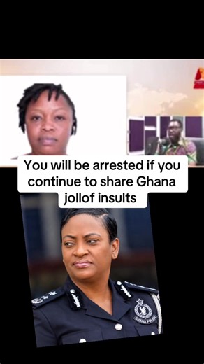 CIDconfirms continued share of Ghana jollof insults would gets you traced and arrested.#ghana#news #ghanajollof #ghanajollof