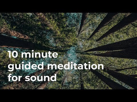 10 Minute Guided Sound Meditation Using Mindfulness