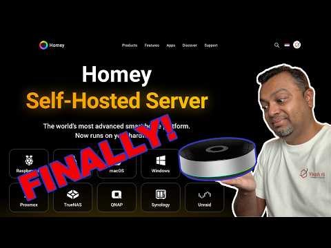 How to Self Host Homey Home Automation Server in Docker