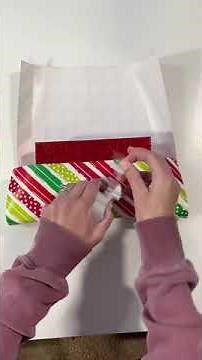 Measuring the perfect amount of paper when wrapping gifts