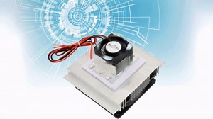 12V Thermoelectric Peltier Refrigeration Cooling System, Semiconductor Refrigeration System, DIY Kit Cooling Device Heat Exchanger Kit, for Conditioner Refrigerator