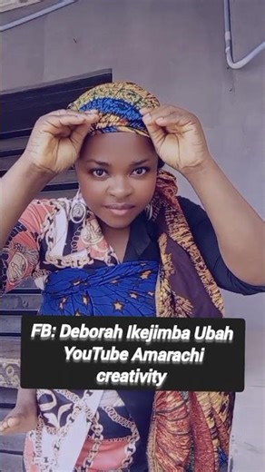 ANKARA round gele style tutorial