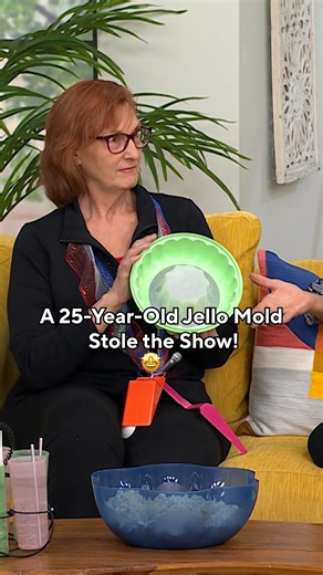 One customer’s 25-year-old jello mold shows that Tupperware's legacy stands the test of time ⏱️✨ Missed the party? No worries, you can catch up and stream the "Ultimate 80th Anniversary Tupperware Party" for FREE>> https://bit.ly/4sD8jTY | QVC Plus HSN Plus