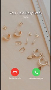 Your new favorite ear stack is calling. Pick up the call 😉 Hello Adorn hand-makes all of our pieces from materials that can actually handle sun, sweat, shower, pool, ocean, and more. So that's one less thing to worry about 🙏 Plus, they look stunning (if we do say so ourselves ☺️). Check out our earring sets curated from our fan-favorites. Bold meets minimalist meets fun. And get 15% off when you get the set. | Hello Adorn