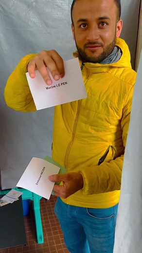 Voting Process Demonstrated with Ballot Box