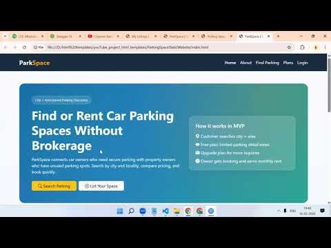 Angular Project - Parking Space Booking - Part 1| Api and UI explanation