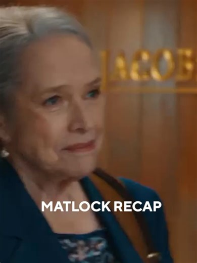 So much to unpack. #Matlock #highlight #tvshow #drama