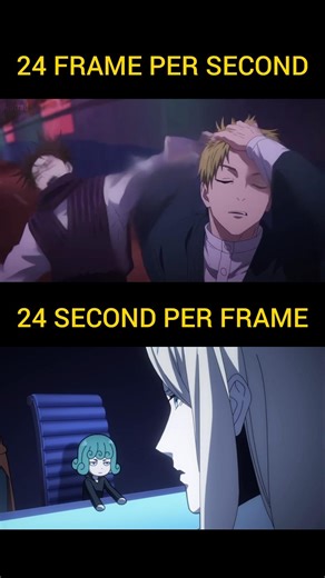 one frame man vs other anime frame compare