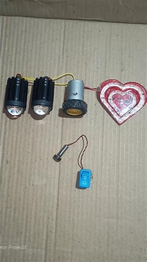 Small Drone Motor Powers LED & Bike Lights 🔥 #shorts #project