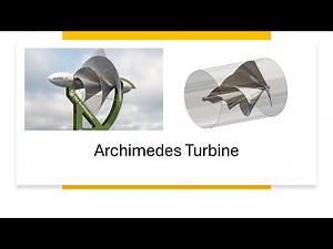 archimedes turbine drawing in solidworks