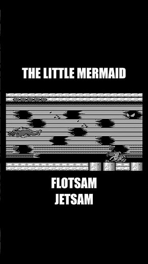 The Little Mermaid (GB) - Flotsam and Jetsam #retro #nintendo #disney