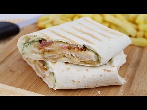 🌯🍗RANCHERO CHICKEN WRAP🍗🌯 | Learn how to properly fold a wrap with a fabulous filling