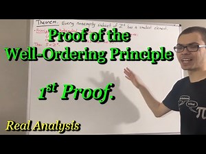 First proof of the Well-Ordering Principle (ILIEKMATHPHYSICS)