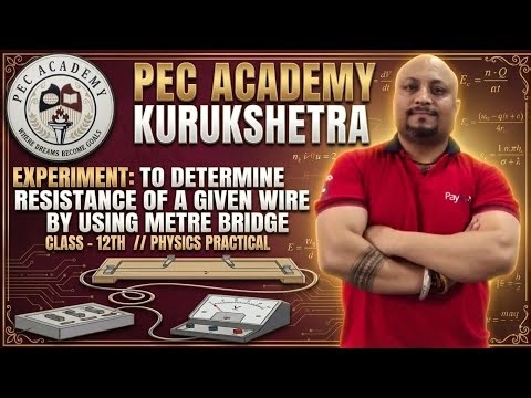 To determine the Resistance of a given wire by using Metre - Bridge // Class - 12th // Physics Prac.
