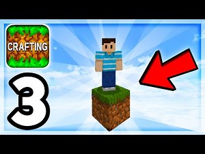 Crafting and Building - ONE BLOCK SKYBLOCK - Gameplay Part 3